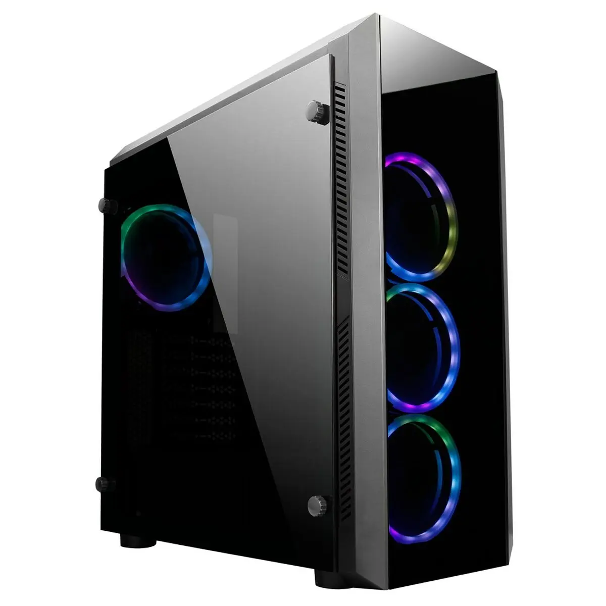 Case computer desktop Micro ATX Chieftec Scorpion II Nero Multicolore