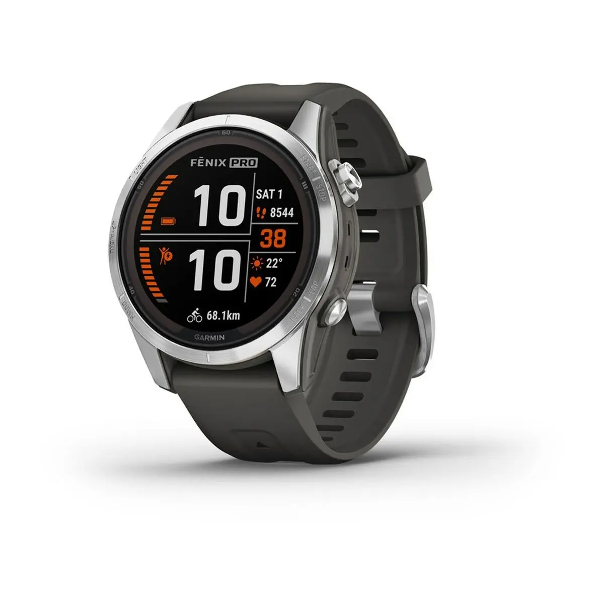 Smartwatch GARMIN 010-02776-01 Grafite Argentato 1,2"