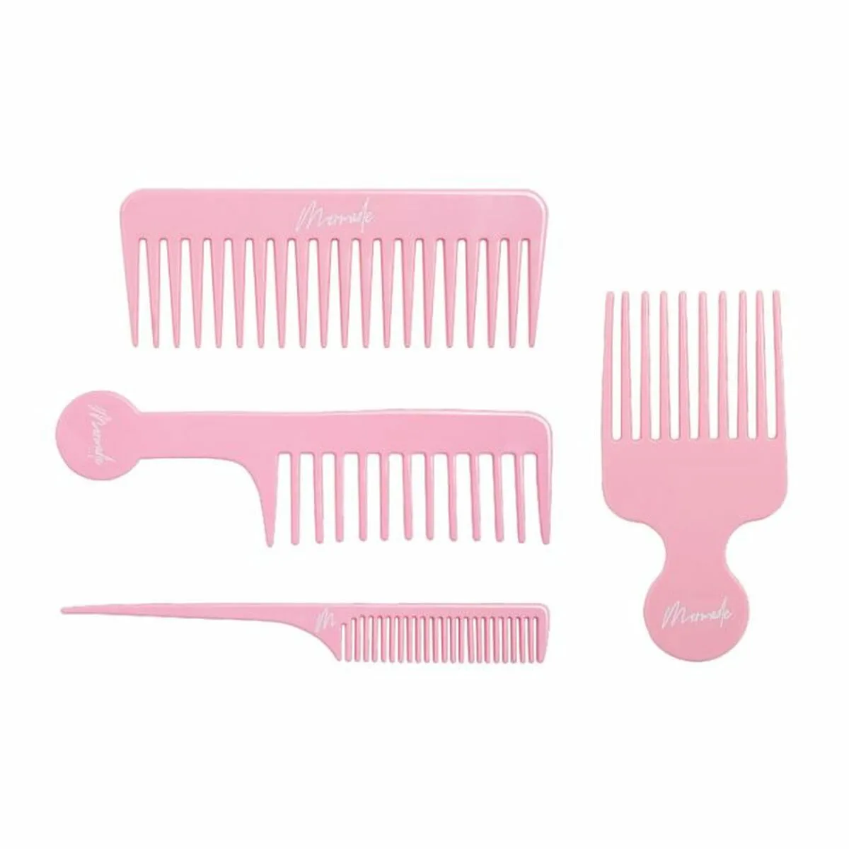 Set per Capelli Mermade 4 Pezzi Rosa