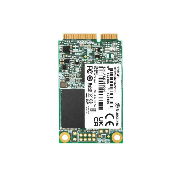 128GB, MSATA SSD, SATA3, 3D NAND