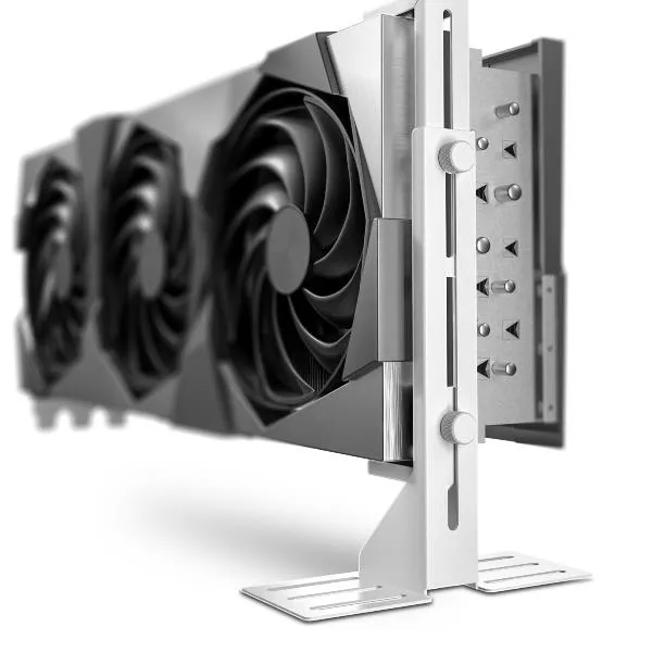 VERTICAL WHITE GPU BRACE