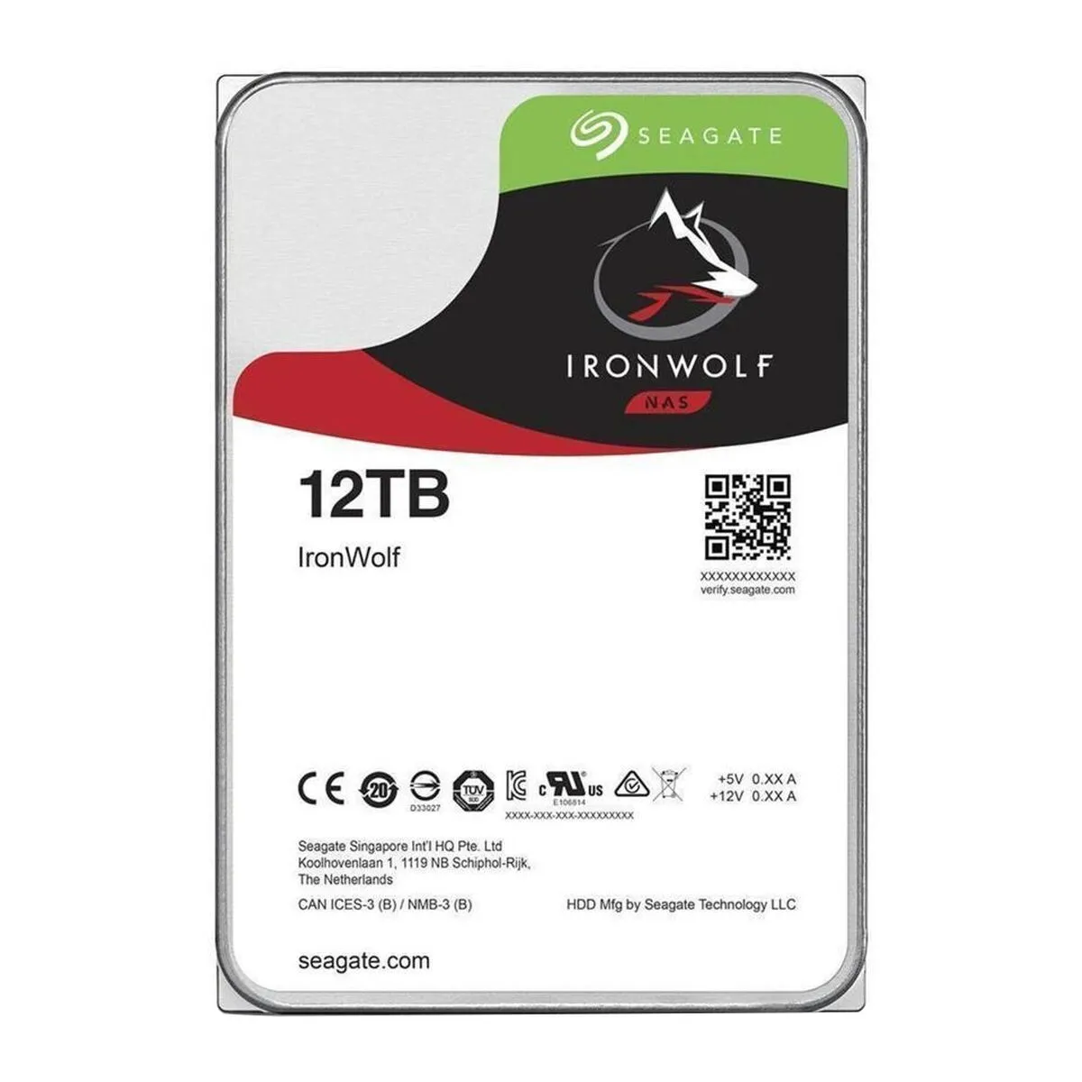 Hard Disk Seagate IronWolf 12 TB