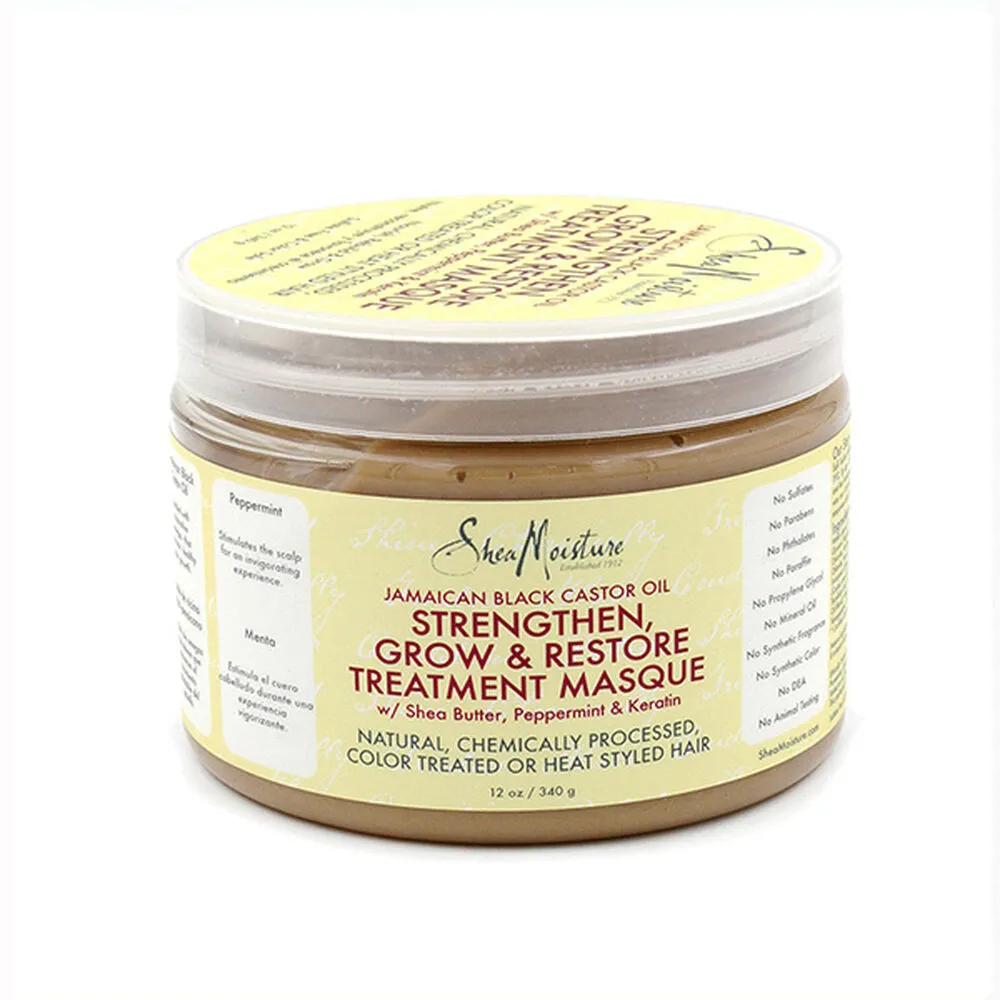 Maschera per Capelli Nutriente Shea Moisture Jamaican Black Castor Oil Strengthen, Grow & Restore Treatment 340 g