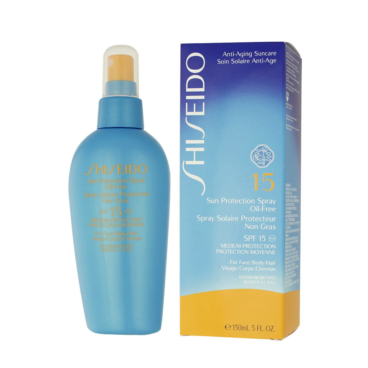 Spray Protezione Solare Shiseido Spf 15 150 ml