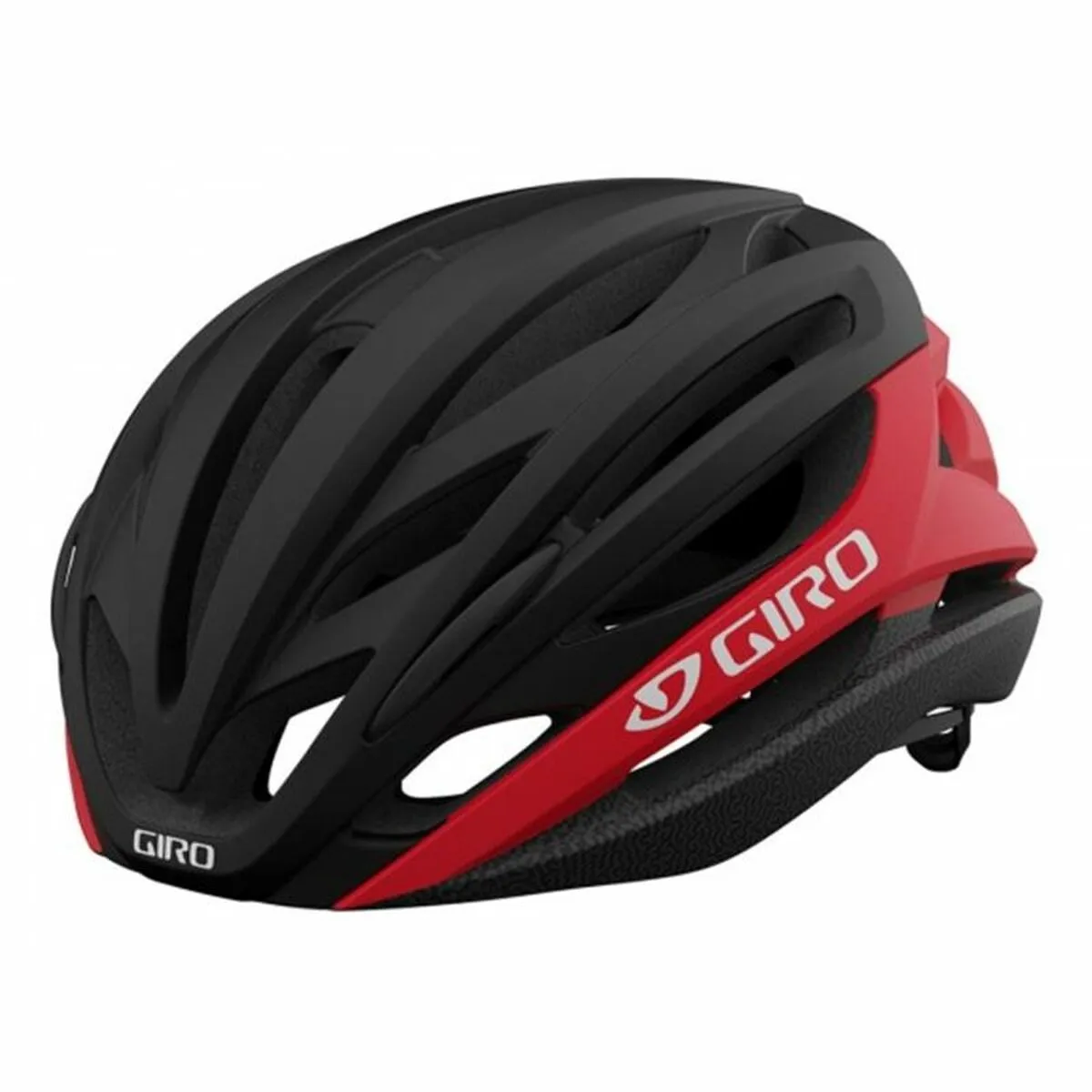 Casco da Ciclismo per Adulti Giro  Syntax Nero/Rosso L