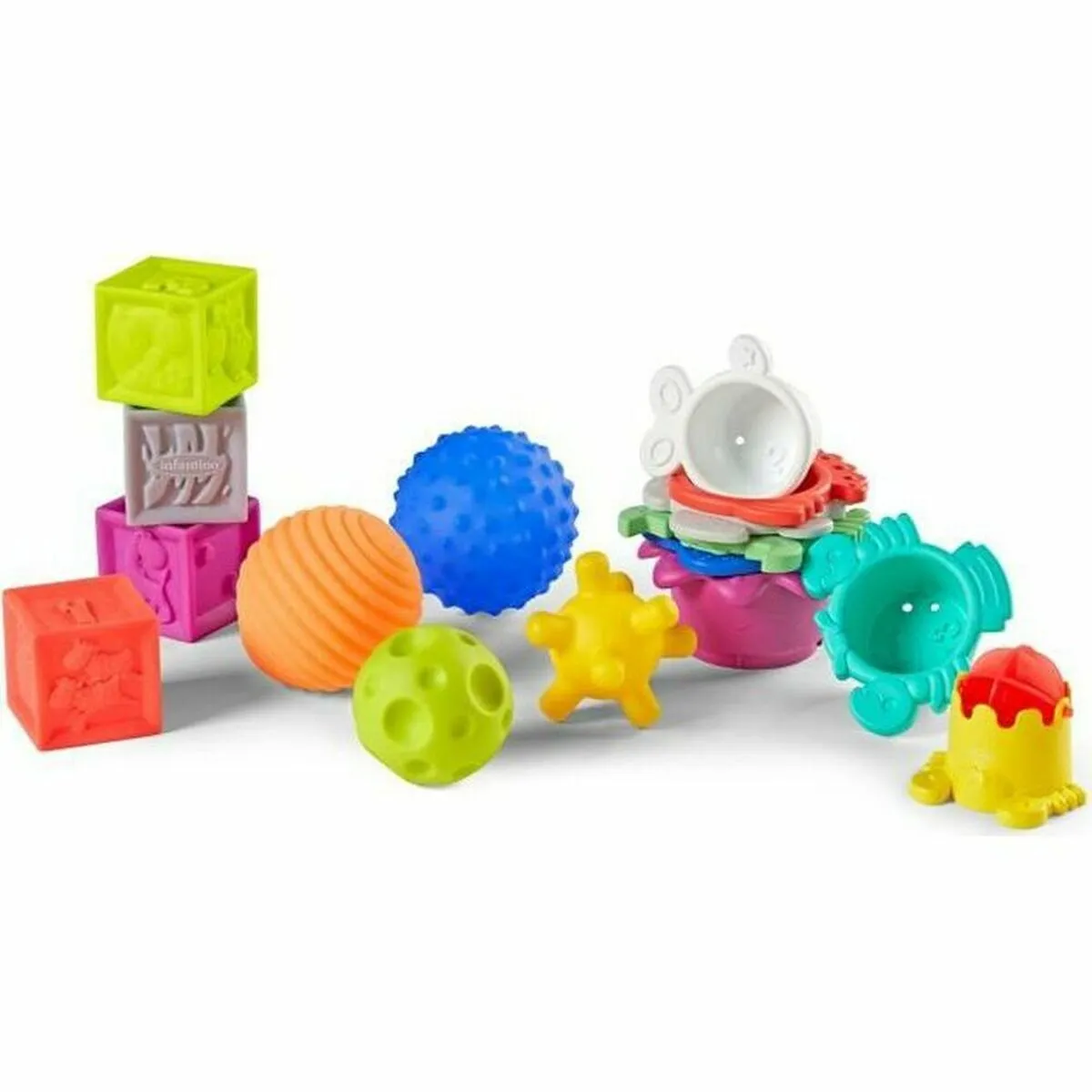 Set di Giocattoli per Bambini Infantino Sensory Box  16 Pezzi