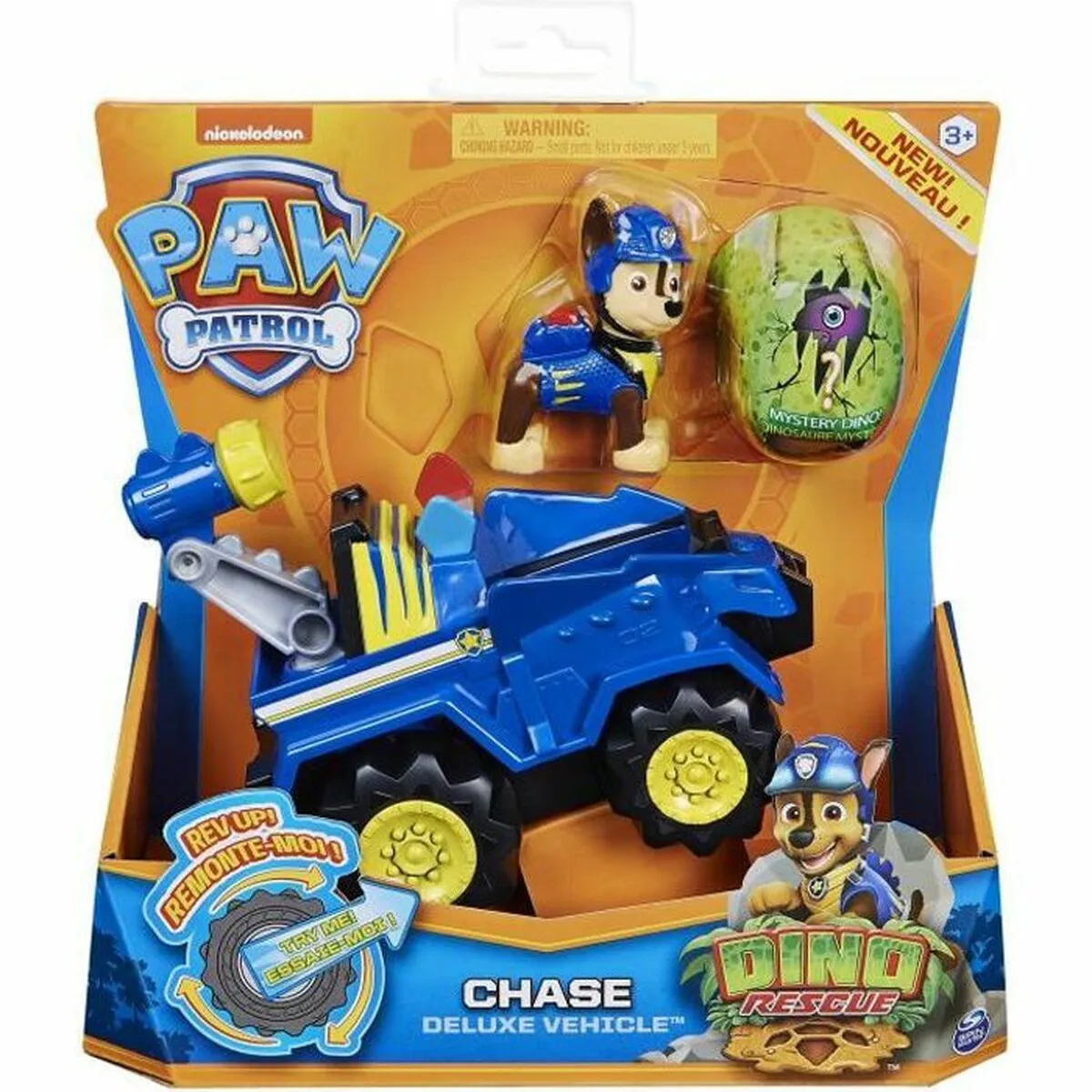 Veicolo The Paw Patrol Chase Dino Rescue   Playset Statua