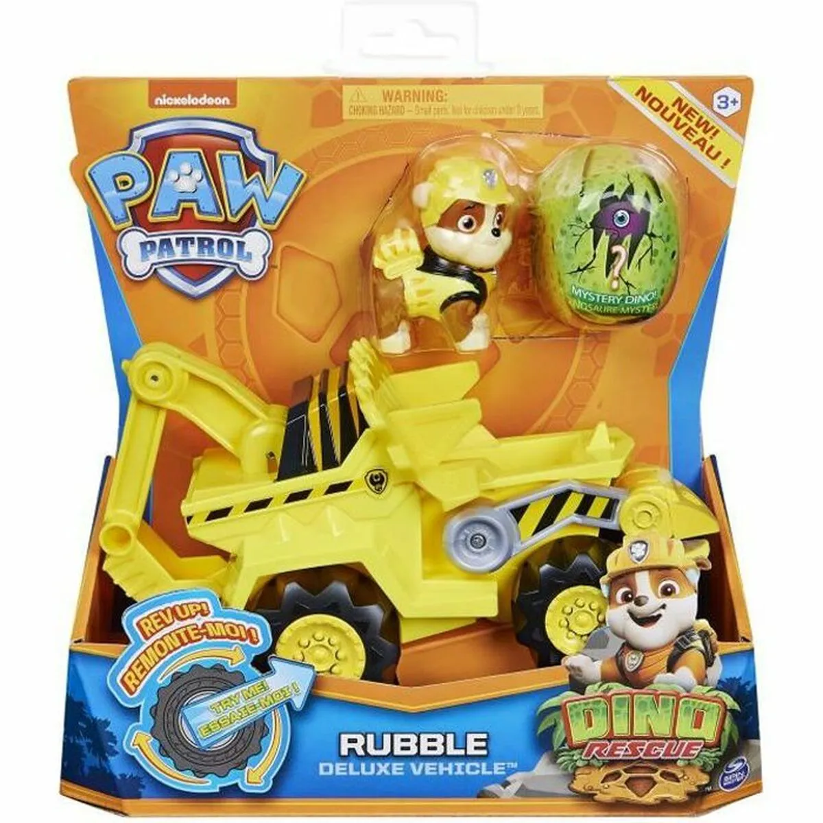 Veicolo The Paw Patrol Ruben Dino Rescue Playset Statua