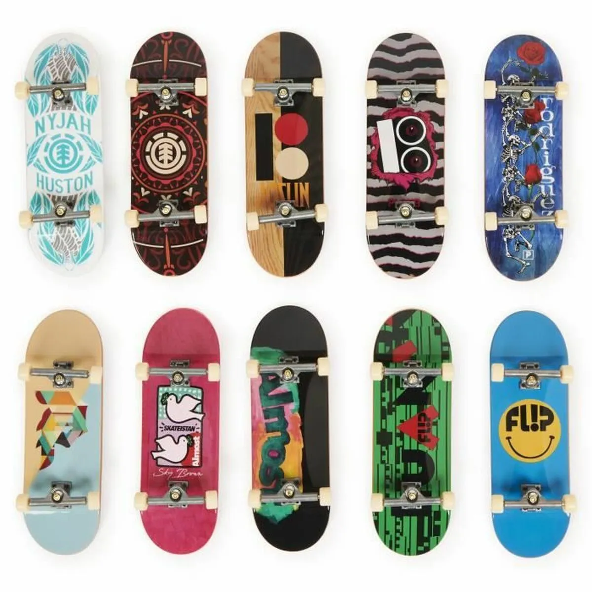 Skateboard Spin Master Tech Deck 10 Unità