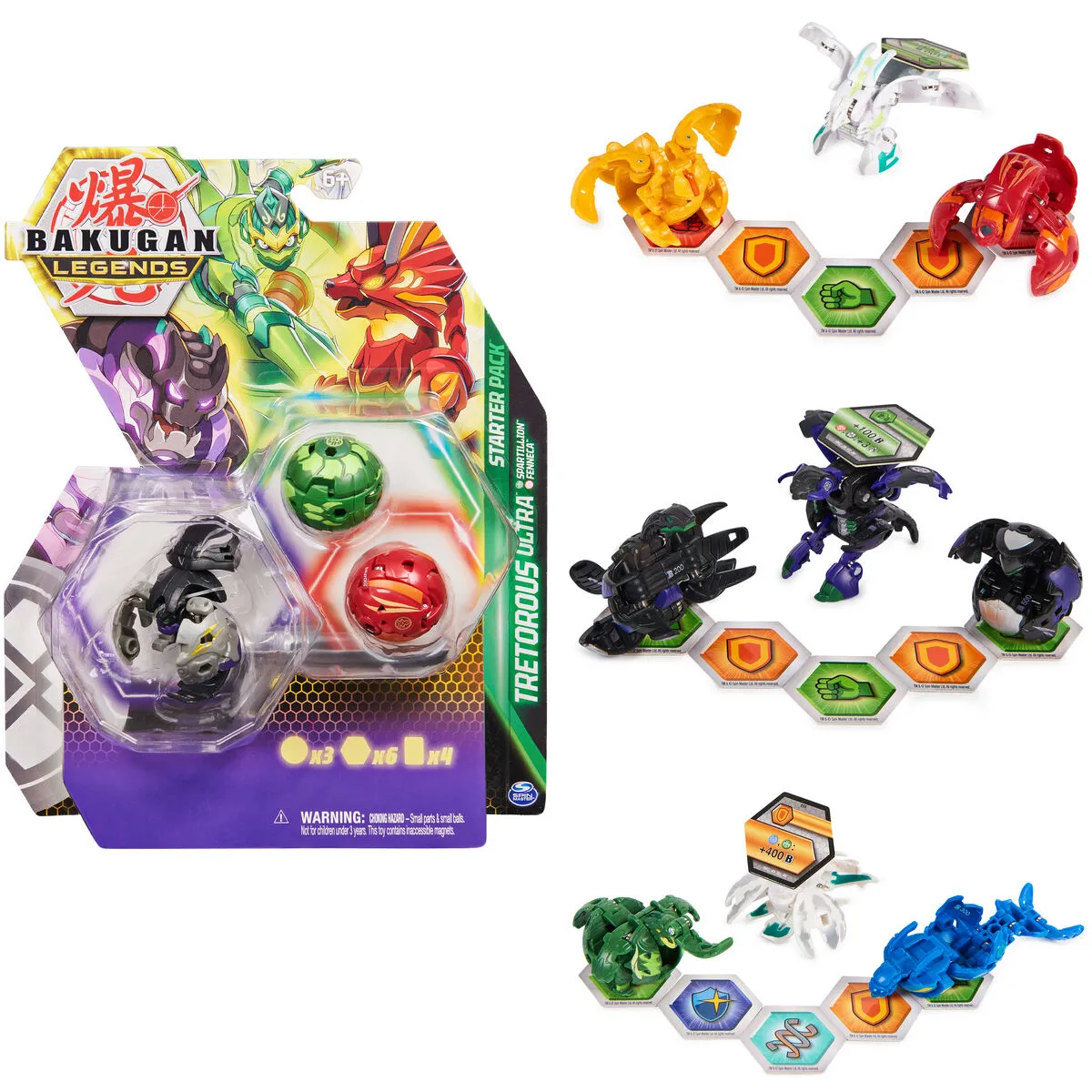 Gioco di abilità Bakugan BAKUGAN 3 Pezzi