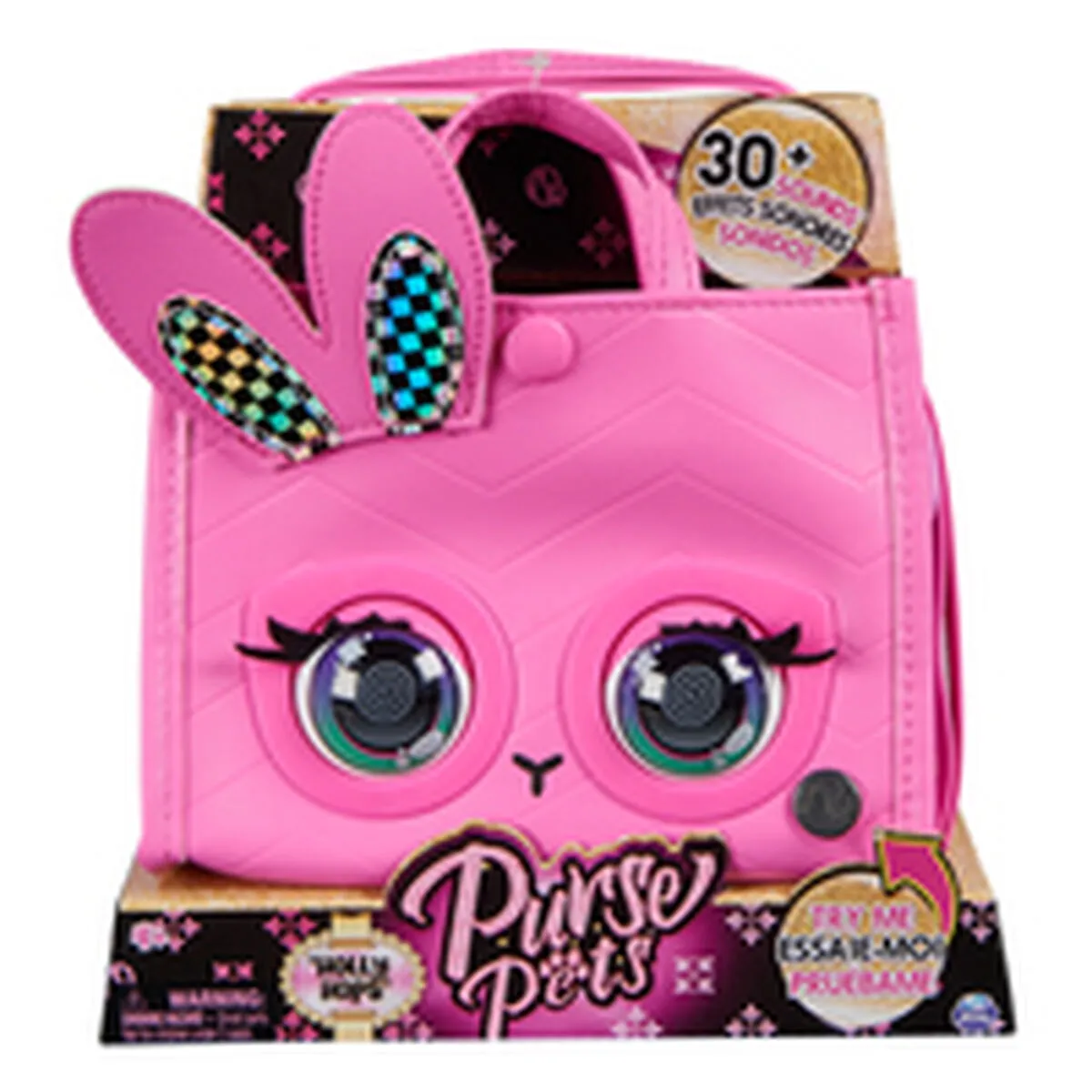 Borsa a Tracolla Spin Master Purse Pets Rosa Multicolore Multi