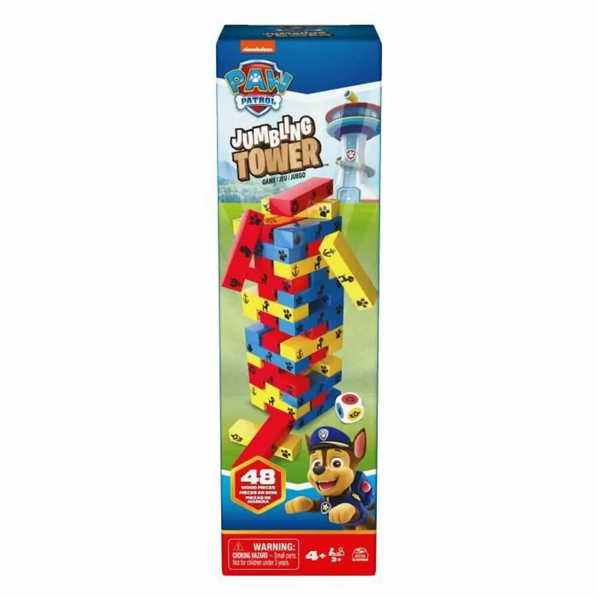 Gioco da Tavolo The Paw Patrol JUMBLING TOWER (48 Pezzi) (1 Unità)