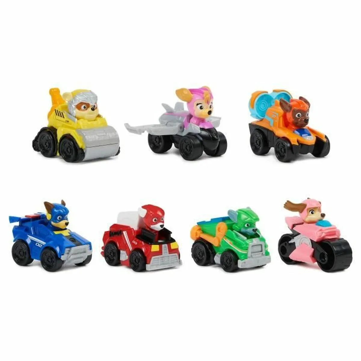 Playset di Veicoli The Paw Patrol Statua 7 Pezzi