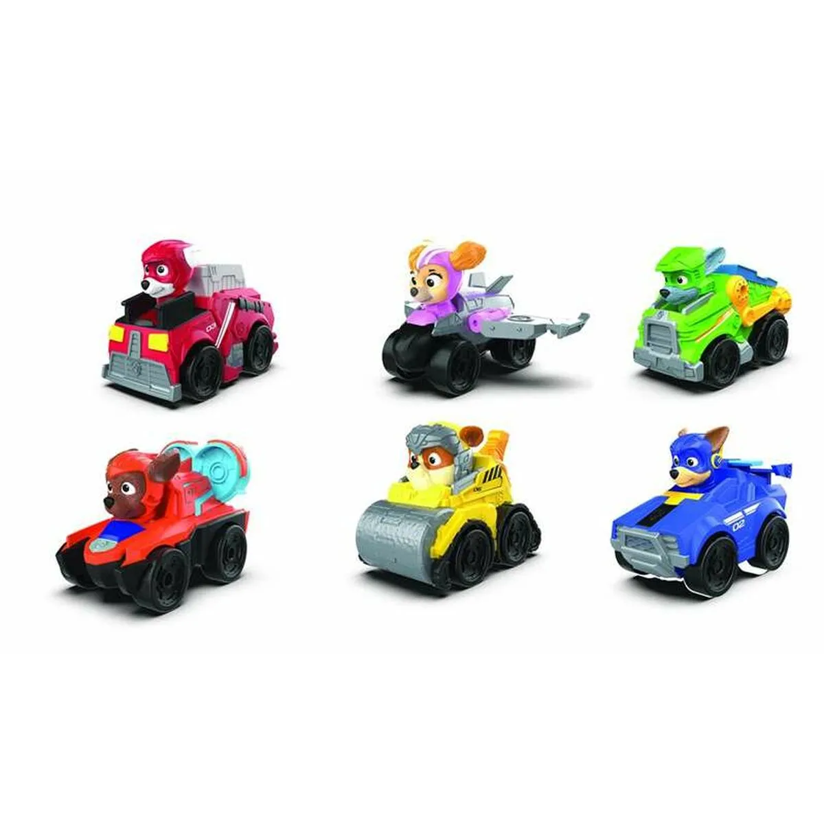 Personaggi d'Azione The Paw Patrol Mighty Pup Squad Racers