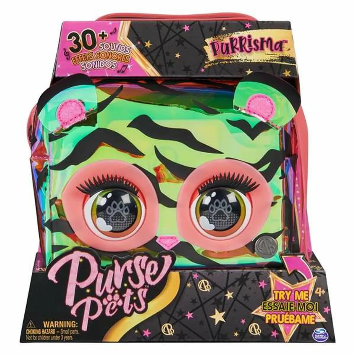 Borsa Spin Master Purse Pets Tigre olografico 20 x 7 x 20 cm