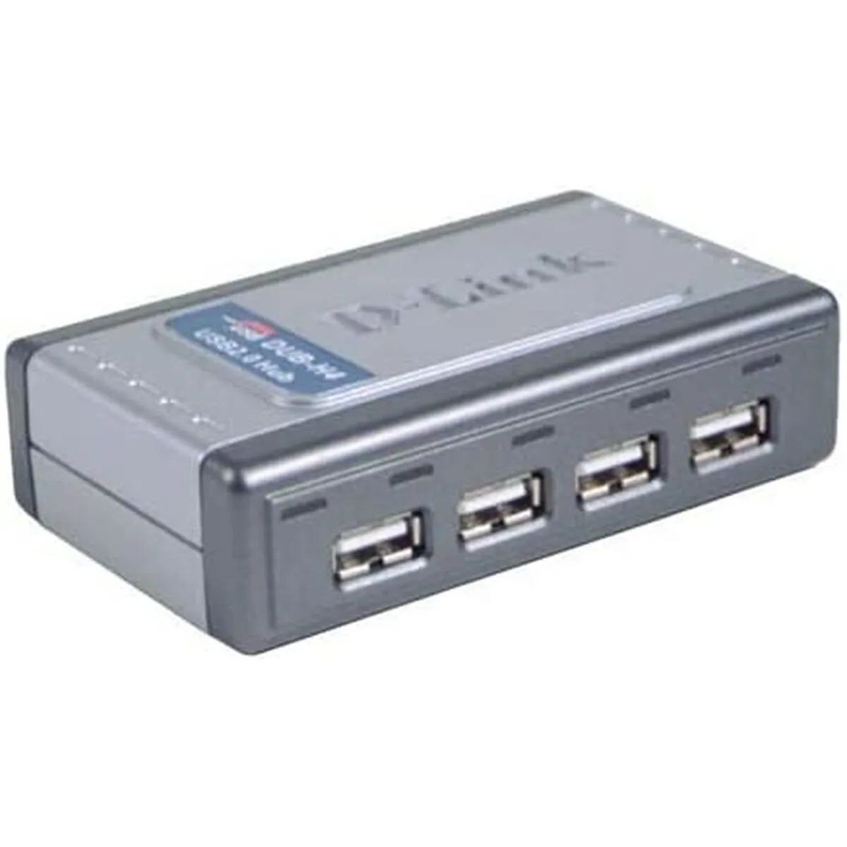 Hub USB D-Link DUB-H4 Argentato