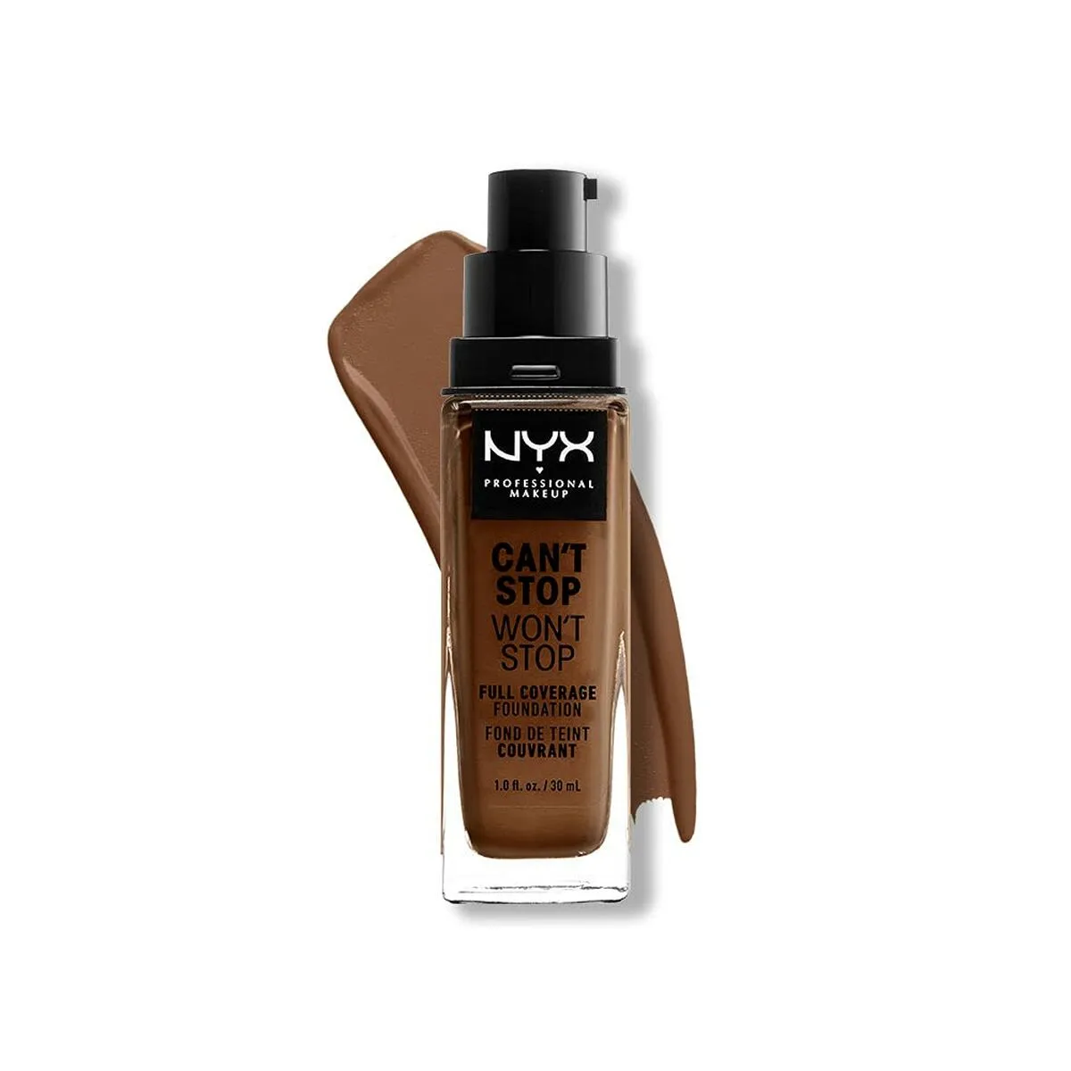 Base per Trucco Fluida NYX Can't Stop Won't Stop Mocha 30 ml