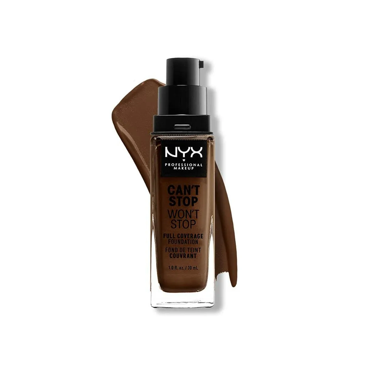 Base Cremosa per il Trucco NYX Can't Stop Won't Stop chestnut 30 ml