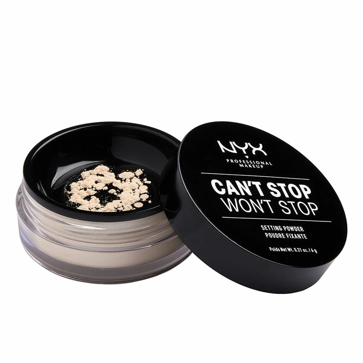 Polveri Fissanti per il Trucco NYX Can't Stop Won't Stop Light (6 g)