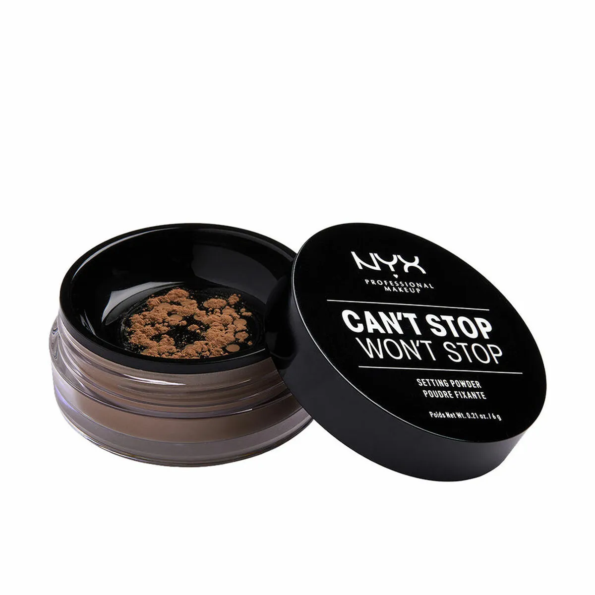 Polveri Fissanti per il Trucco NYX Can't Stop Won't Stop Medium-deep (6 g)