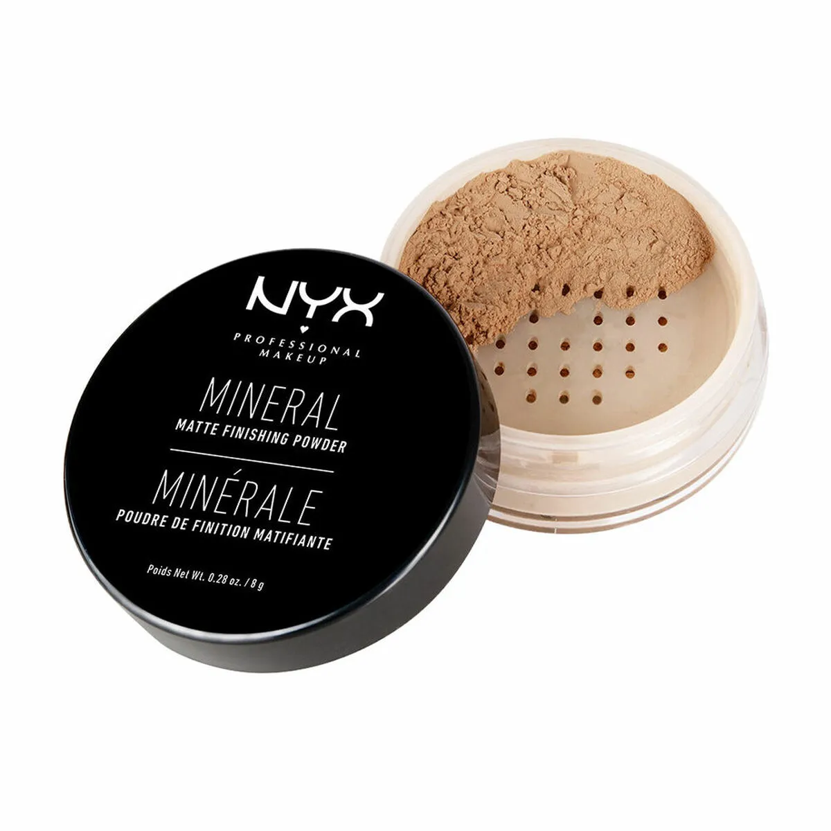 Polveri Fissanti per il Trucco NYX Mineral Medium/Dark 8 g