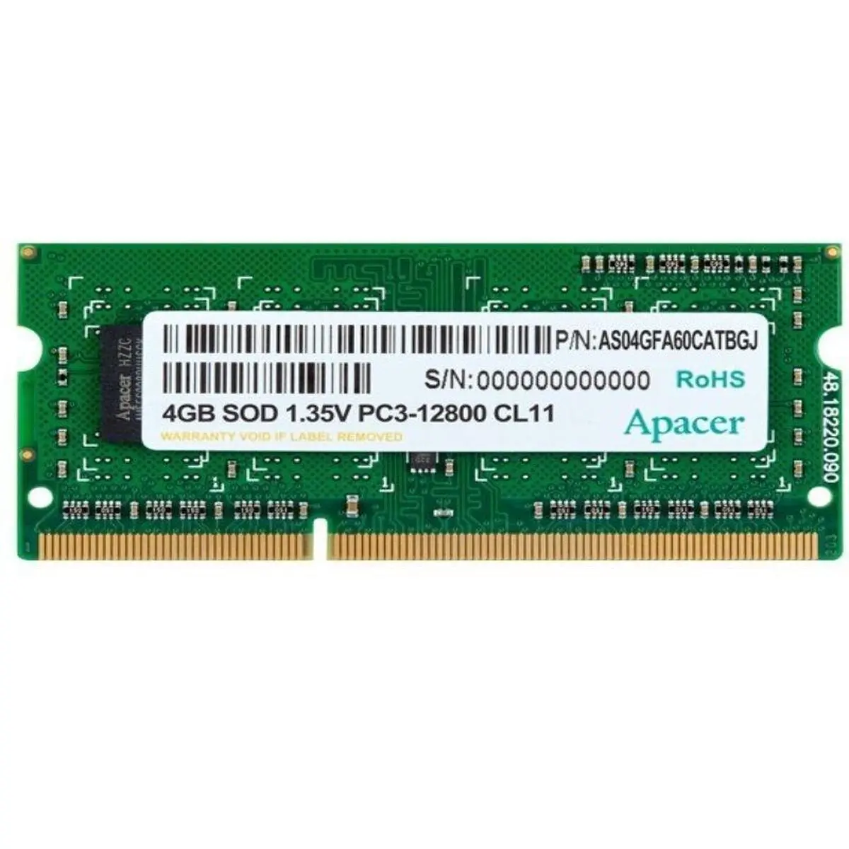 Memoria RAM Apacer DV.04G2K.KAM 4 GB 1600 mHz CL11