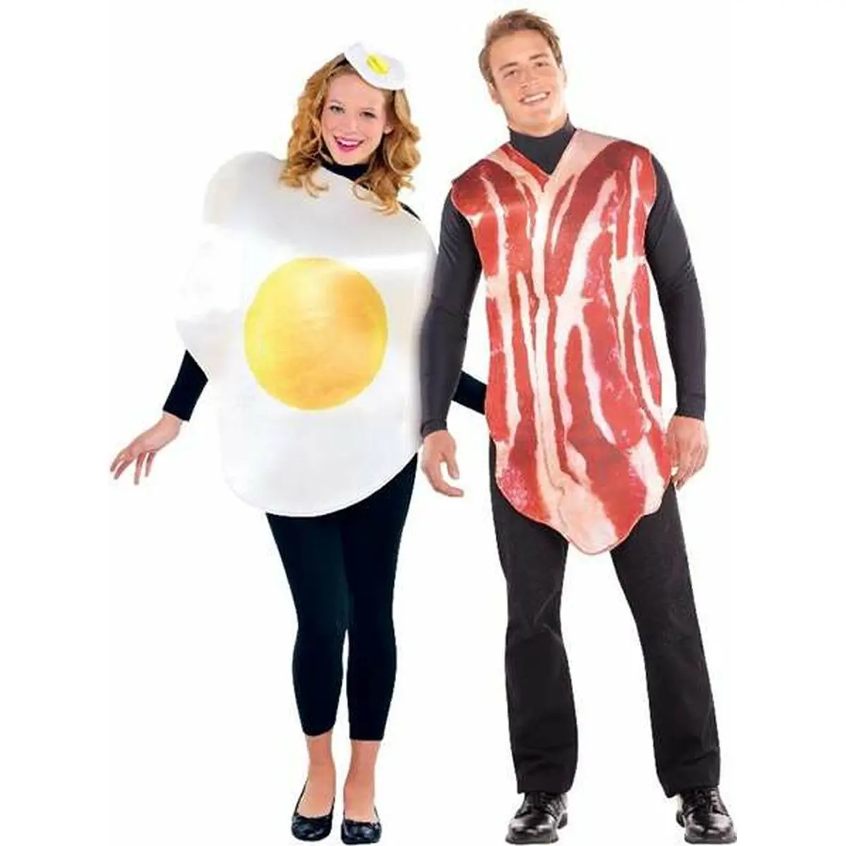 Costume per Adulti Huevo Bacon Taglia unica