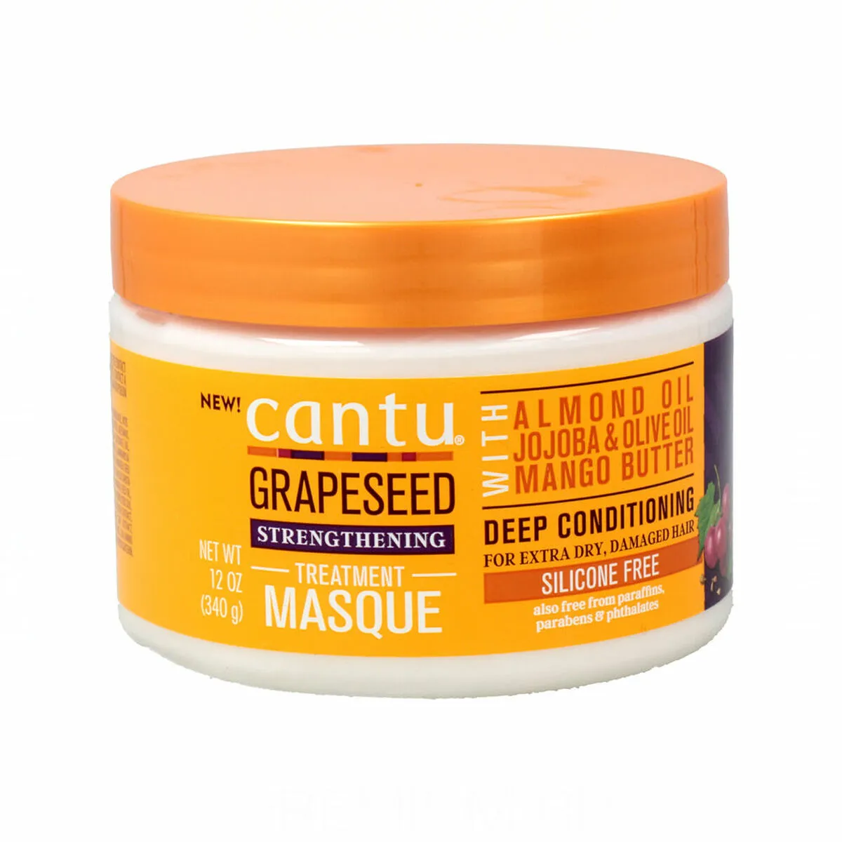 Maschera per Capelli Cantu Grapessed Strengthening (340 g)