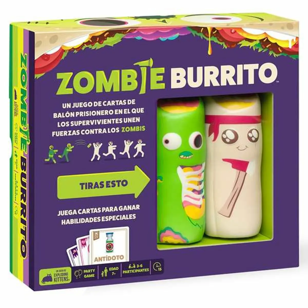 Gioco Educativo Asmodee Zombie Burrito