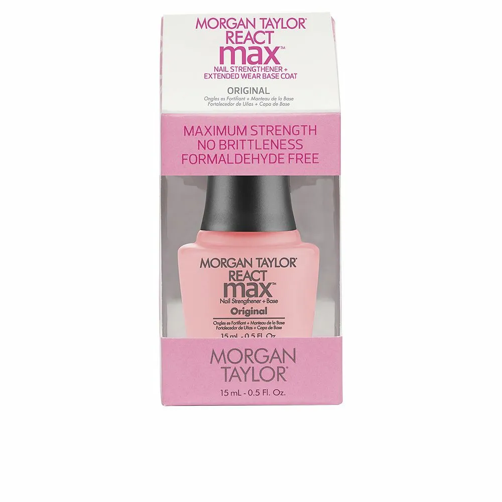 Indurente per Unghie Morgan Taylor React Max Original 2 in 1 Strato base (15 ml)