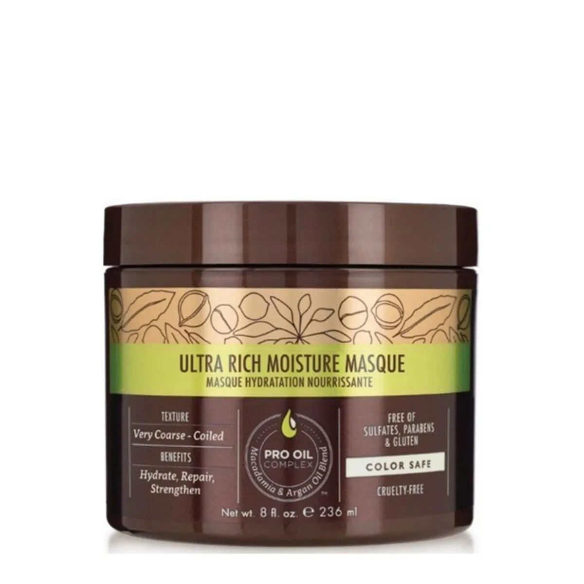 Maschera Riparatrice per Capelli Ultra Rich Macadamia (236 ml)