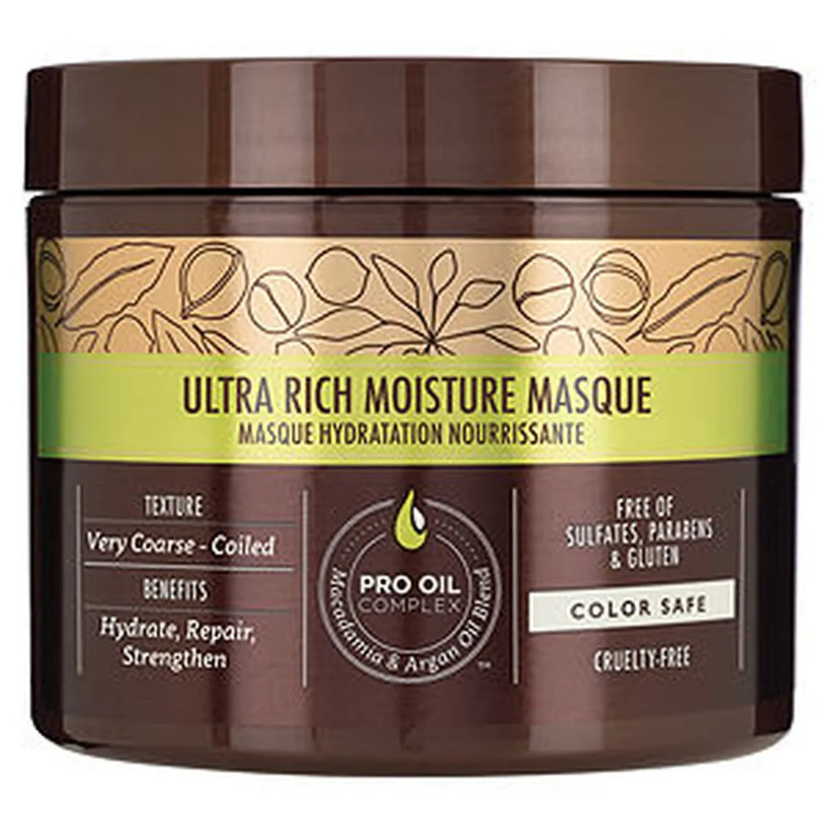 Maschera per Capelli Nutriente Macadamia Ultra Rich Moisture (60 ml)