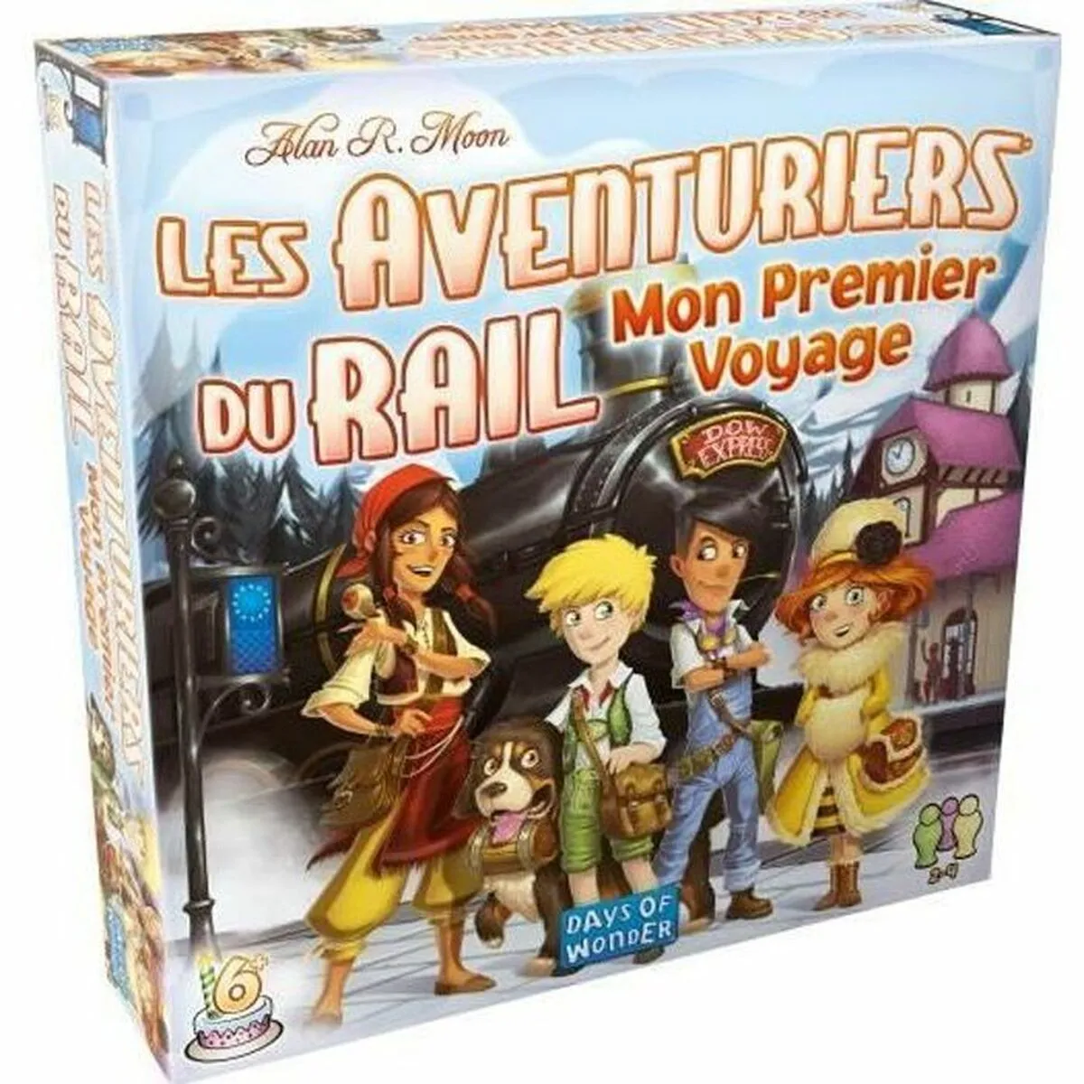 Gioco da Tavolo Asmodee Rail Adventurers : My First Voyage (FR) Nero Azzurro Bianco Verde