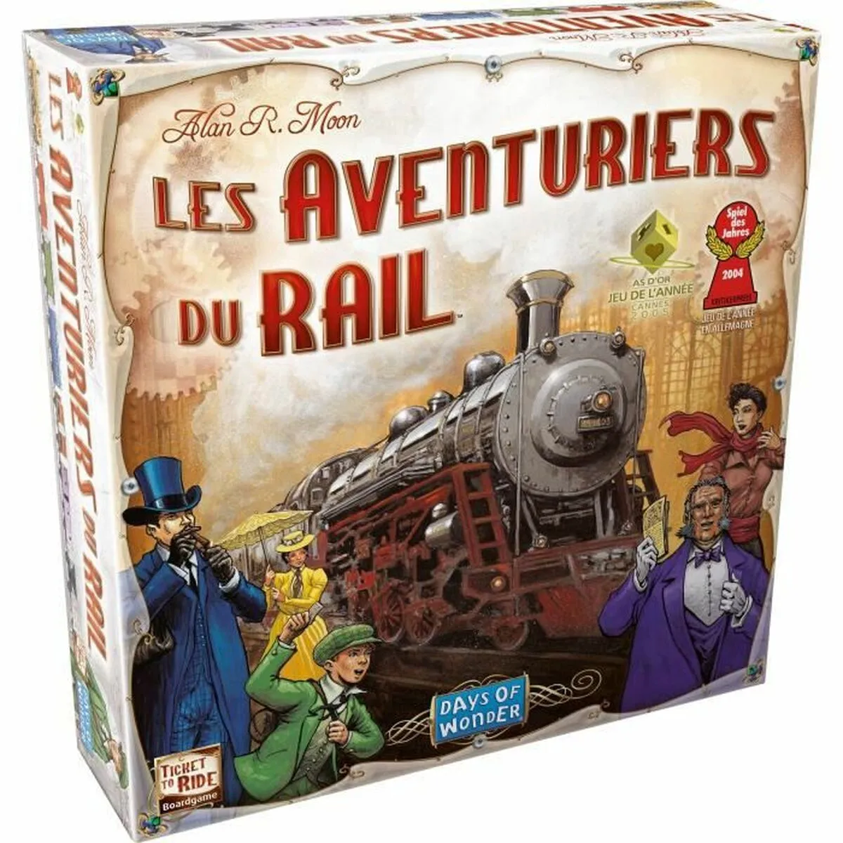 Gioco da Tavolo Asmodee The Adventurers of Rail USA (FR)