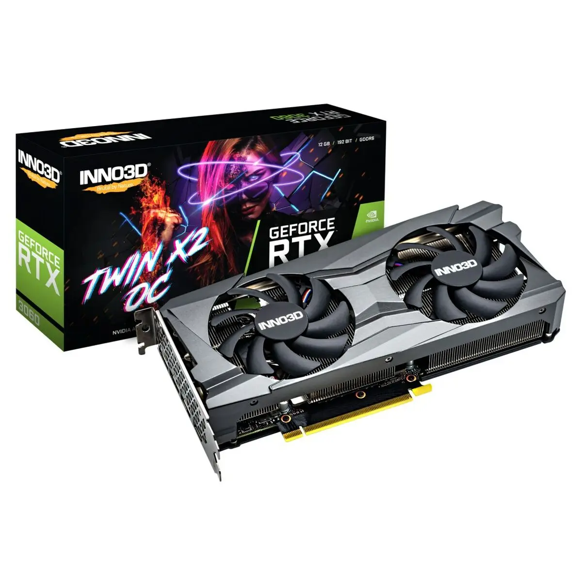 Scheda Grafica INNO3D TWIN X2 OC GeForce RTX 3060 12 GB RAM