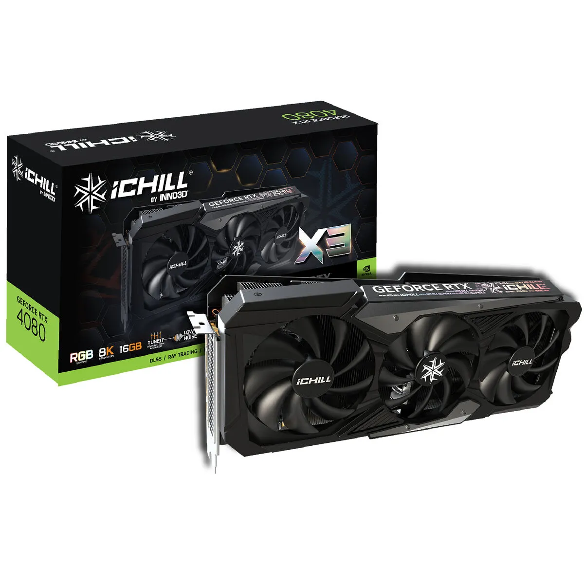 Scheda Grafica INNO3D RTX4080 IChill X3 16GB 16 GB GDDR6X