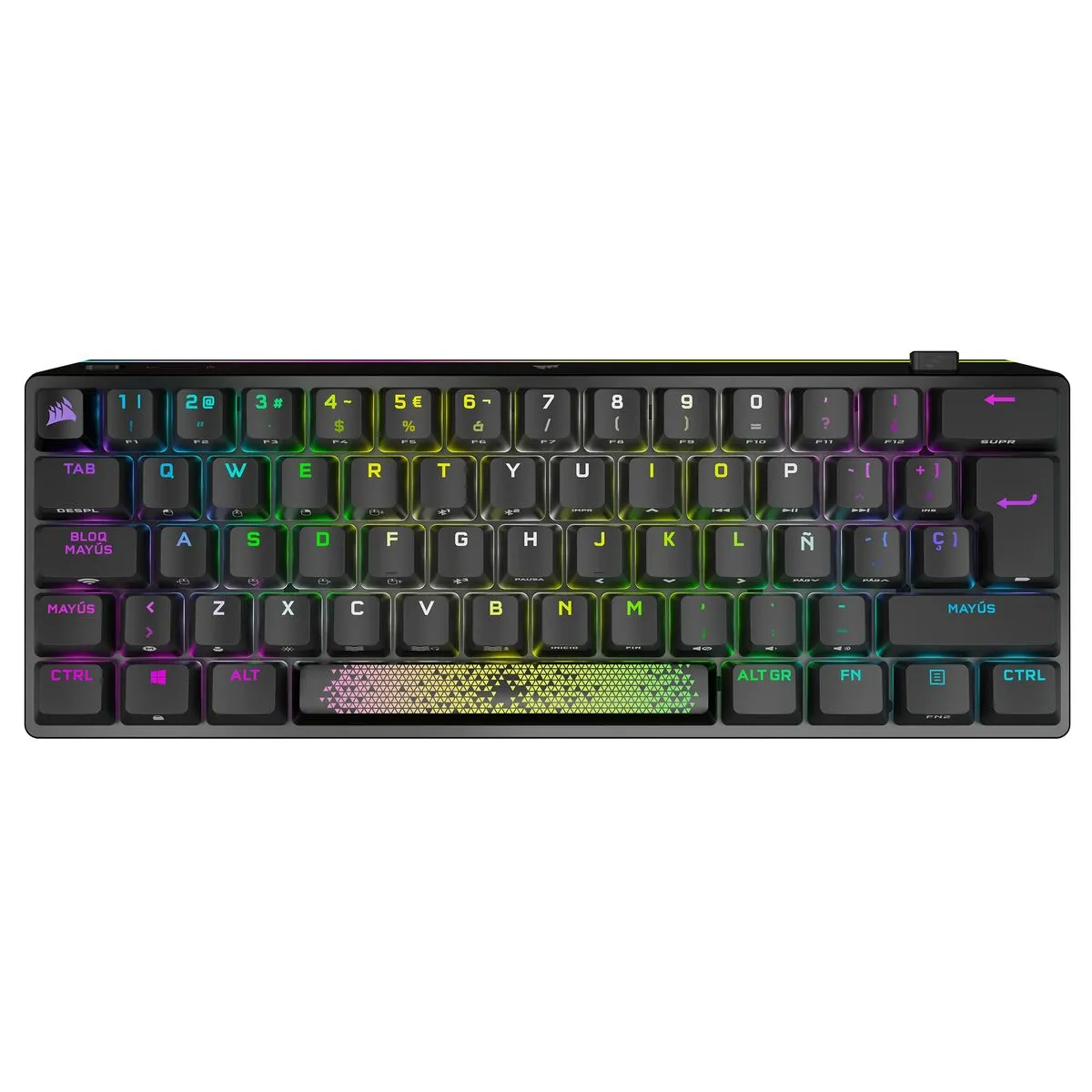 Tastiera per Giochi Corsair K70 Pro Mini Qwerty in Spagnolo