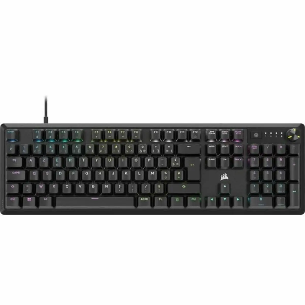 Tastiera Corsair K70 CORE Nero Francese AZERTY