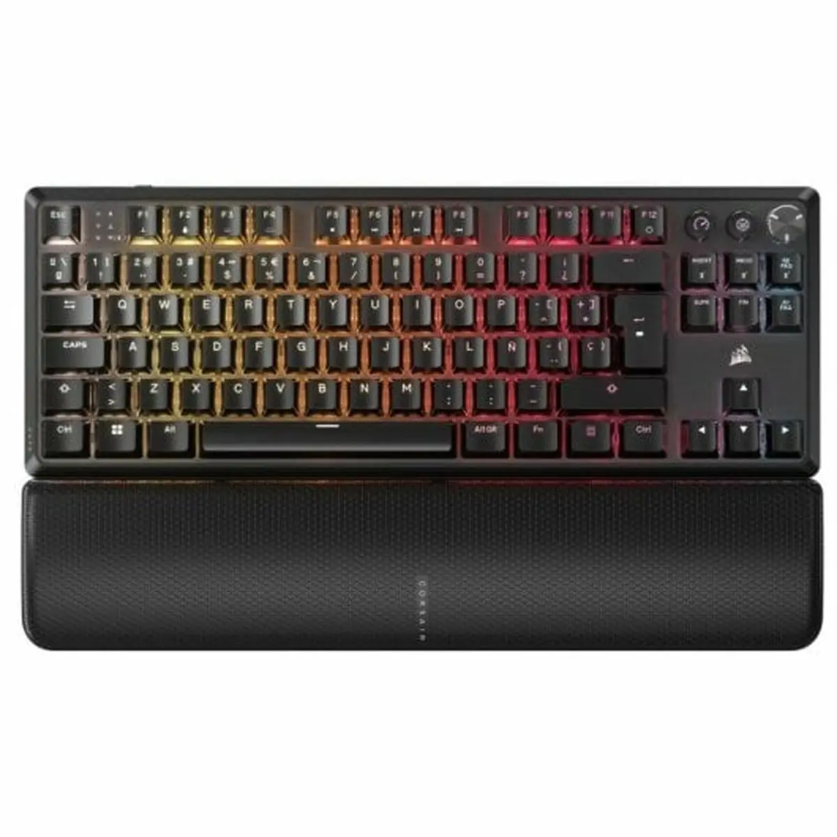 Tastiera Wireless Corsair Nero Qwerty in Spagnolo