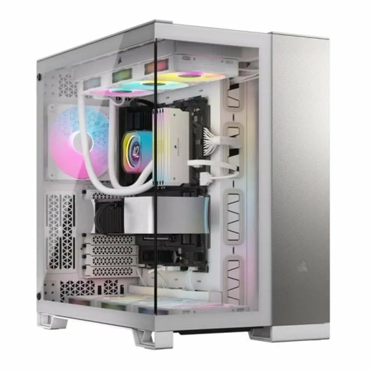 Case computer desktop ATX Corsair 6500X Bianco