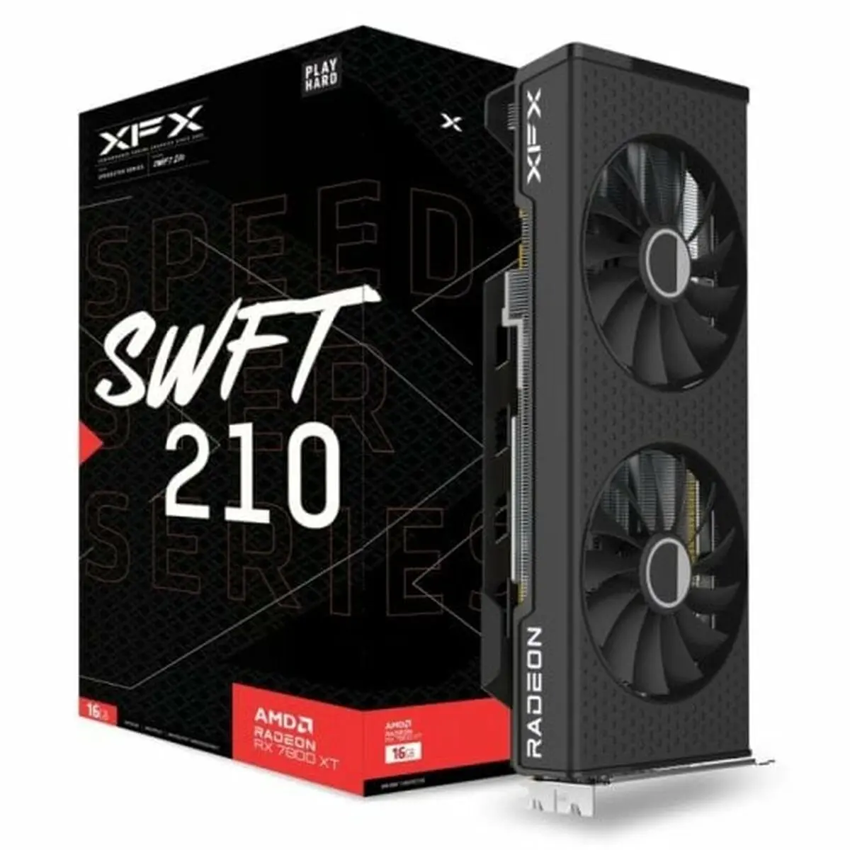 Scheda Grafica XFX SPEEDSTER SWFT210 AMD RADEON RX 7800 XT 16 GB GDDR6