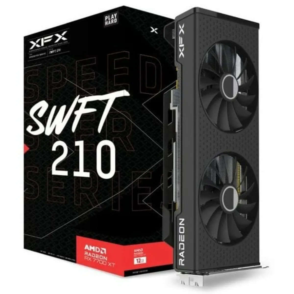 Scheda Grafica XFX AMD RADEON RX 7700 XT 12 GB GDDR6