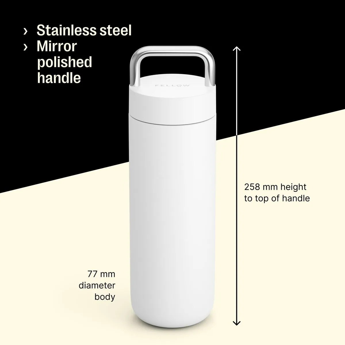 Thermos Fellow Carter Carry Tumbler Bianco