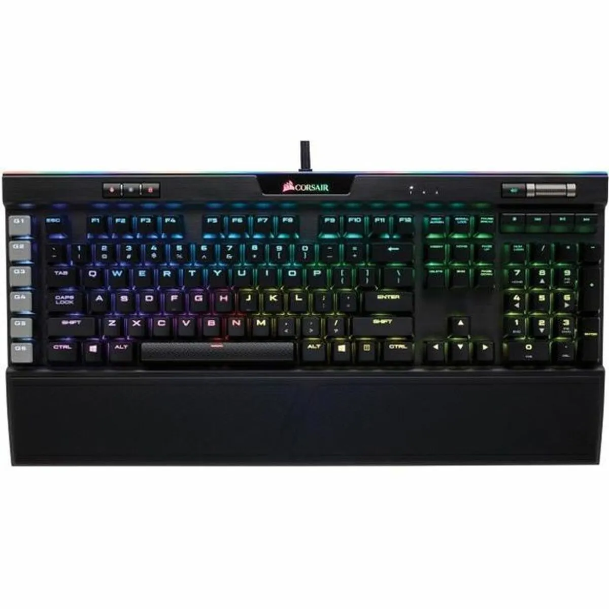 Tastiera Bluetooth con Supporto per Tablet Corsair K95 RGB PLATINUM Nero