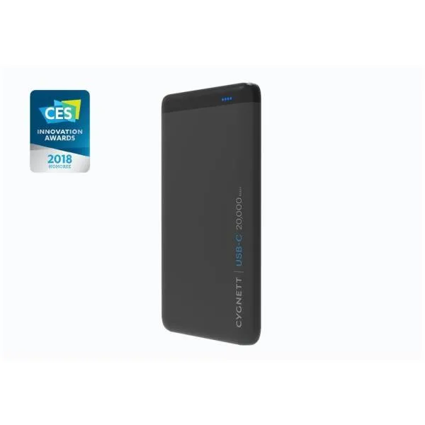 POWER BANK 20000 MAH 63W USB-C BK