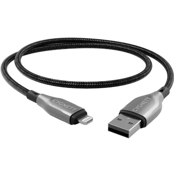 LIGHTNING TO USB-A 1MT BK