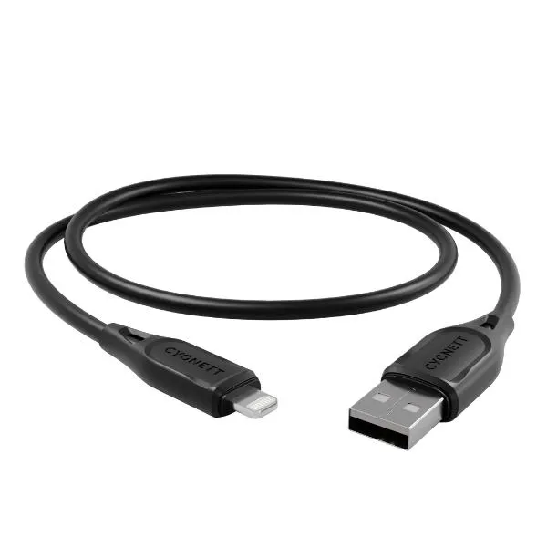 LIGHTNING TO USB-A 1MT BK