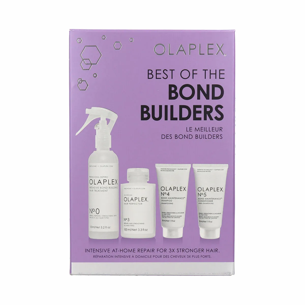 Set per Capelli Olaplex Bond Builders Trattamento Intensivo Riparatore 4 Pezzi