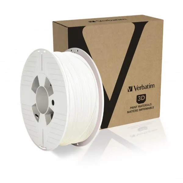 FILAMENT 3D PLA 1.75MM WHITE 1KG.