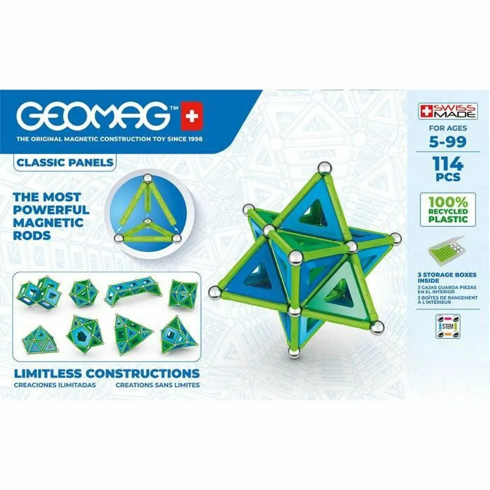 Set di Costruzioni Geomag GM473 Magnetico Calamite